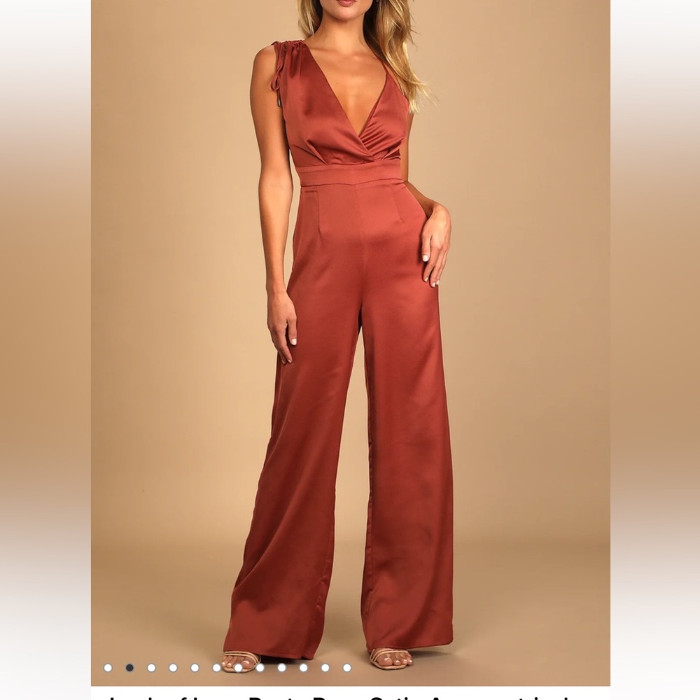 Bronze LULUs Jumpsuit.